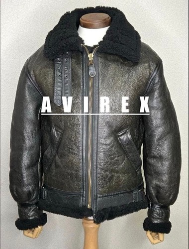 Avirex pelle topgun giacca - b-3,