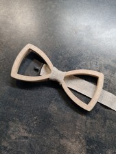 Unica cravatta fiocco legno - unica, in