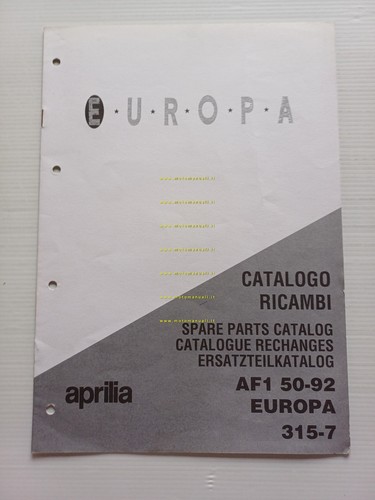 Aprilia af1 europa - aprilia, 50