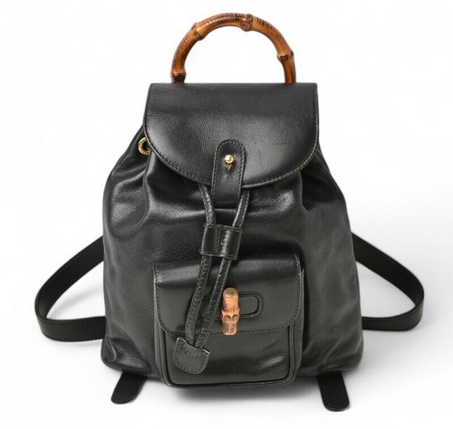 Gucci zaino bambù medio - gucci,