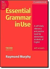 Essential grammar use with - essential,