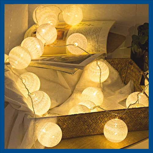 Luce led sfera - 2m, in