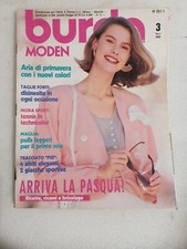 Burda 1989/3 rivista cucito con cartamodelli: Taglie forti disinvolte, primavera
