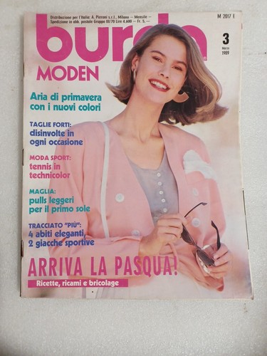 Burda 1989 rivista cucito - rivista,