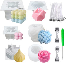 Set Di 6 Stampi, per Candele