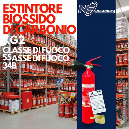 Estintore 2kg co2 - 2kg, aziende