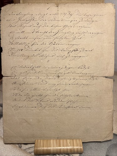 Manoscritto antico originale