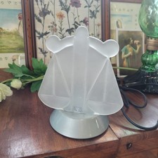 Carlo Nason Murano Lampada Da Tavolo TRE Zodiaco Anni'80 Bilancia Raro