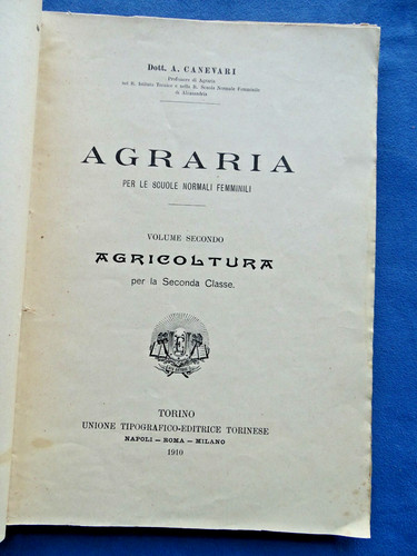 Canevari agraria per - agraria,