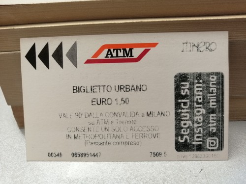 Atm milano biglietto urbano - -,