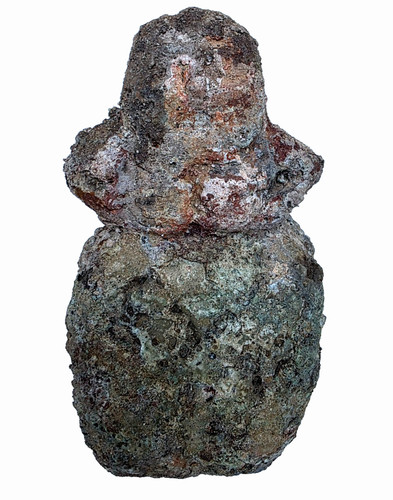 Antica pietra antropomorfa