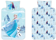 Disney Frozen 2 Set Lenzuola Singole Copripiumone Reversibile Elsa Anna