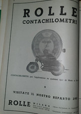 CONTACHILOMETRI ROLLE MOTO  - ADVERT PUBBLICITA' D'EPOCA ADVERTIS ADV-ML21