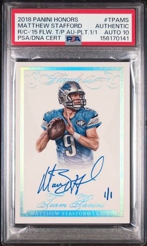 2018 panini honors matthew - 2018,