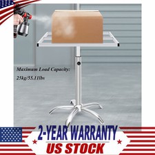 Piattaforma Rotante Spruzzatore Pittura Supporto Acciaio Inox Altezza Regolabile