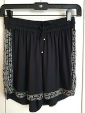 Zara Basic Black Shorts With