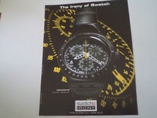 advertising Pubblicità 1999 OROLOGIO SWATCH IRONY NOWADAYS CHRONO