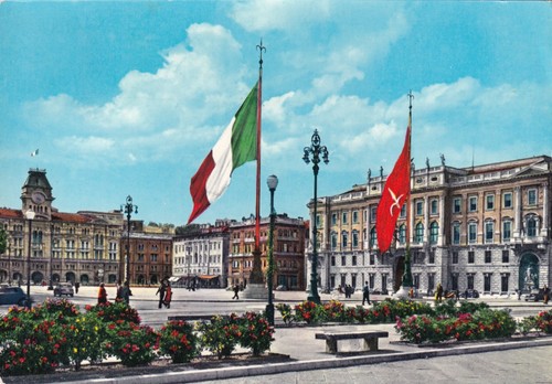 Cartolina trieste piazza - cartolina,