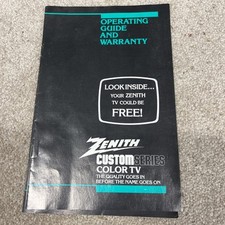 Zenith Custom Series Color TV