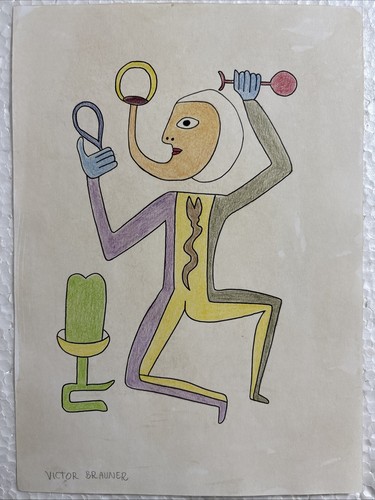Victor brauner disegno - brauner, su