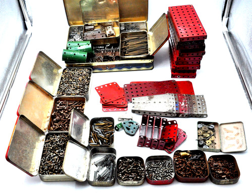 Meccano scatola elementi - scatola,