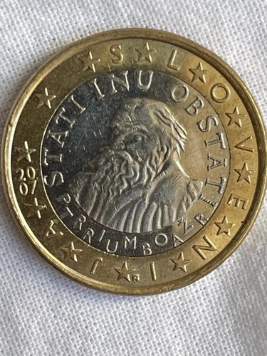 Euro slovenia 2007 rara da - 1,