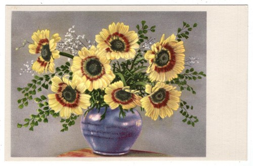 Cartolina artistica fiori - artistica, /
