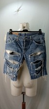Articolo e3402 short uomo Dondup blu, taglia W33 IT47, vita cm41, fianchi cm47,