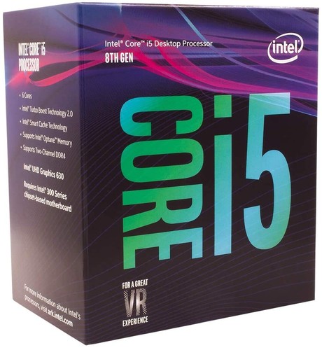 Cpu intel core 8400 - core, i5-8400