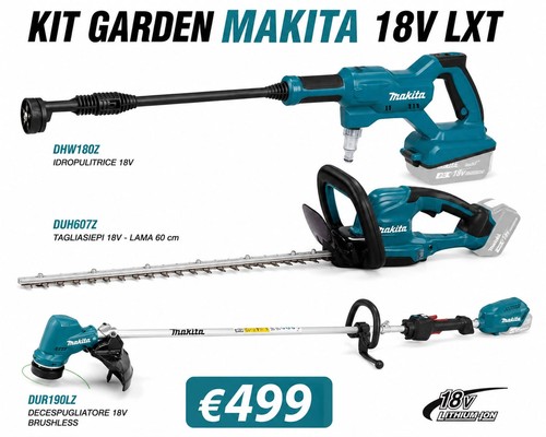 Kit garden makita 18v - kit,
