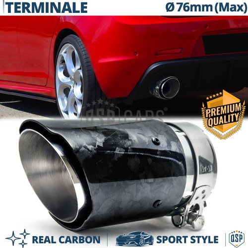 Terminale scarico tondo - terminale, auto