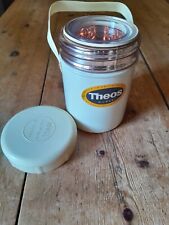 Thermos portavivande vintage, marca svizzera Theos