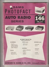 SAMS PHOTOFACT AUTO Radio