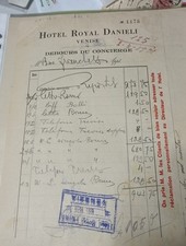 Ricevuta Venezia Hotel Royal