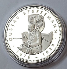 Gustav Stresemann argento 999