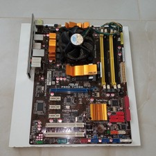 Motherboard Asus P5QD Turbo completa di Quad CPU Intel Core 2 Q8300 @ 2,50 GHz