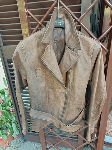 Chiodo vera pelle donna nuovo - pelle,