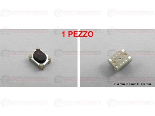 Pulsante micro switch nero - micro,