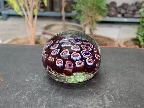 Raro fermacarte millefiori - fermacarte,