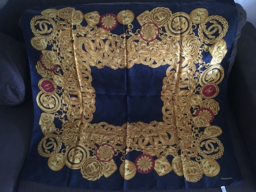 Foulard vintage chanel 100 - vintage, 100%