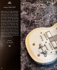 Pubblicità stampa foto chitarra elettrica doppio collo Gibson EDS-1275 - chitarrista jazz