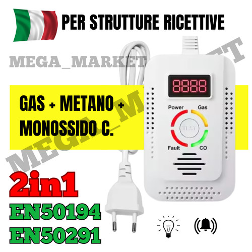 Rilevatore monossido - rilevatore, di