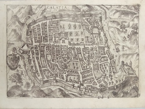 Incisione rame calatia - rame,