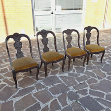 QUATTRO SEDIE CARLO X ANTICHE