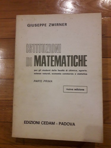Istituzioni matematiche 1 - di,