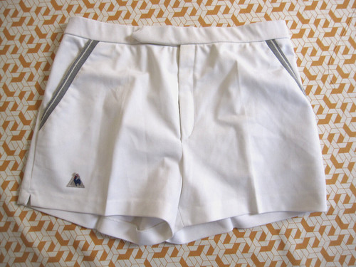 Short coq sportif - sportif, blanc