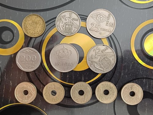 Stock monete spagnole coins - stock,