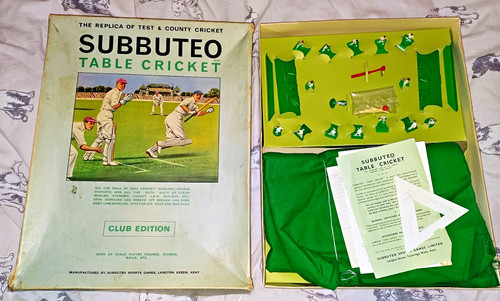 Subbuteo table cricket club - subbuteo,