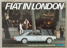 Fiat Gamma Brochure 1972 Motor