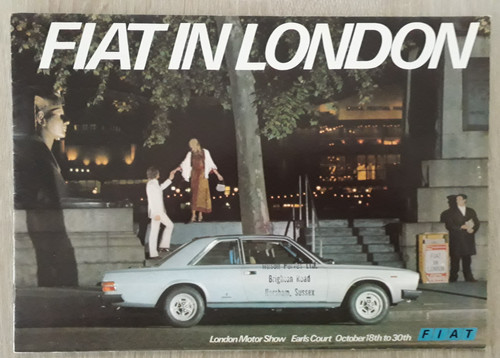 Brochure fiat gamma 1972 - brochure, motor